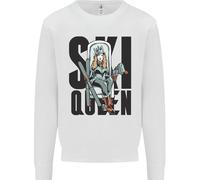 Ski Queen Divertente Felpa Per Bambini Da Sci
