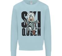 Ski Queen Divertente Felpa Per Bambini Da Sci