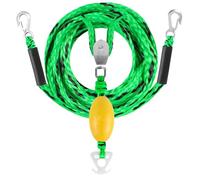 Ski Tow Rope,boat Control Rope Tubing Harness - 4 Riders High Strength Water Sport Towable Connector For Adults Enjoying Exciting Activities