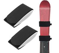 Ski Tracolla Regolabile Ski Straps Cinghia da Sci in Nylon Poliestere Ski Tracolla per Snowboard Sci Cinghie Porta Sci Fascette da sci Cinghie Spallacci per Trasporto Sci Cinghie, 5 x 45 cm, 2 Pezzi