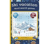 Ski Vacation: Word search games: 50 + puzzles | Easy to read | for all ages 7+ | LARGE Print | From easy to challenging | Brain training for Kids, ... | Learn Winter Sports terms | 6x9 inch