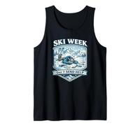 Ski Week Send Help Powder Day Sciatore Sci Neve Canotta