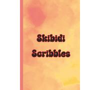 Skibidi Scribbles Funny Cute Notebook for Her - Inspirational Journal for Women, Teens, Girls - Orange Red Ombre Watercolor - 6x9 College Ruled, 120 ... Valentine’s Day Christmas Anniversary
