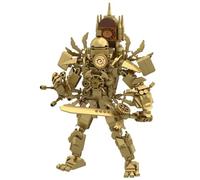 Skibidi - Set di 550 pezzi in titanio Clock Man, in titanio Clockman Block Toy Model, set di blocchi da costruzione, Clockman Titan Skibidi Toilet Toy, Skibid Toilet Blocks Toys per bambini e adulti