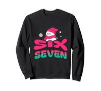 Skibidi Six Seven Rizzmas Funny Christmas 2025 Snowman 67 Felpa