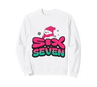Skibidi Six Seven Rizzmas Funny Christmas 2025 Snowman 67 Felpa