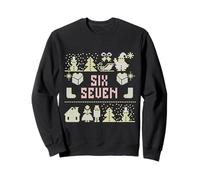 Skibidi Six Seven Rizzmas Funny Christmas 2025 Ugly Xmas 67 Felpa