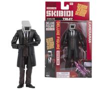 Skibidi Toilet Deluxe Figure Cameraman, figure da collezione, licenza ufficiale Toilet Merch, nero