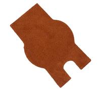 Skid Pad - 5 pollici solido | Tappeto Solid Comfort - Accessorio marrone da 5,31 x 2,56 pollici progettato per un posizionamento stabile con una consistenza confortevole, ideale per musicisti