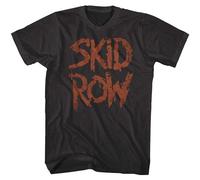 Skid Row Slave to The Grind Tour 1991 Men's T Shirt Metal Music Merch Black L