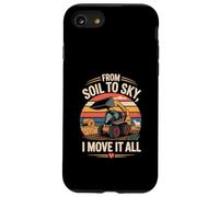 Skid Steer Loader "Dal suolo al cielo" Lavori agricoli Custodia per iPhone SE (2020) / 7 / 8
