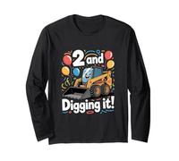 Skid Steer Loader "Digging it" Compleanno Bambino Maglia a Manica