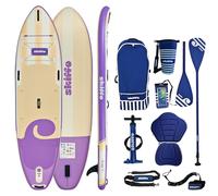 Skiffo Rivage Parma 11' - Sup Gonfiabile 2 in 1 Kayak Completo - 335 x 86 x 15 cm - Max 160 kg - Stabile e versatile - Design unico
