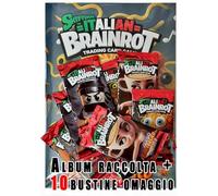 SKIFIDOL ITALIAN BRAINROT Album esclusivo + 10 Bustine Sigillate da 7 card cadauna - Trading Card Game Collezione 2024
