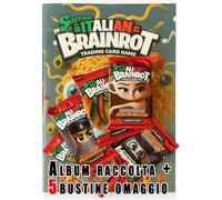 SKIFIDOL ITALIAN BRAINROT Album esclusivo + 5 Bustine Sigillate da 7 card - Trading Card Game Collezione 2024