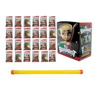 Skifidol Italian Brainrot - Box 24 bustine con 7 carte ciascuna, 1 carta special in ogni pacchetto, le originali, serie Universo Psichedelico con tubo muu in omaggio (box 24 bustine)