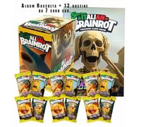Skifidol Italian Brainrot Serie Beta Allucinazione Cosmica | Box 12 Bustine con 7 Carte Collezionabili e Album Raccoglitore |Gioco di Carte Trading