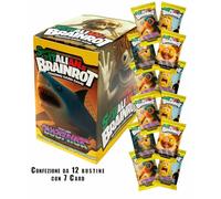 Skifidol Italian Brainrot Serie Beta Allucinazione Cosmica, Box da 12 Bustine, 7 Carte per Bustina, Gioco di Carte Collezionabili