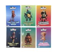 SKIFIDOL ITALIAN BRAINROT Set 6 Quadernoni Rigo C con Margine