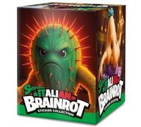 Skifidol Italian Brainrot Sticker Collection serie 2 - Box da 36 Bustine,5 figurine per ogni pacchetto + 5 portachiavi Brainrot