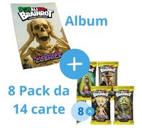 Skifidol Italian Brainrot TCG - Allucinazione Cosmica - Bundle 8 Buste + Album