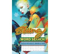 SKIING Word Search Puzzle Book: Word Searches with Easy to Read Print about Skiing, Slopes, Ski Stuff and More | 6x9 inches, 110 pages | 50+ Puzzles ... Gift for Vacations, Holidays and Free Times