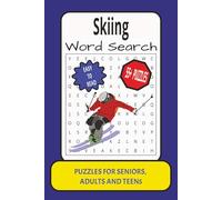 Skiing Word Search: Word Search with Easy to Read Print about Skiing, Puzzle Book, Skiing Activity, Equipment and More : 6x9 inches: 55+Puzzles...Gift for Vacations, Holidays and Relaxation