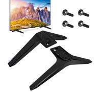 SKIKHN 2 Pezzi Piedini per TV LG TV, Supporti Universali per T-V per Televisori, Gambe Per Supporto T-v Per Lg, Sostituzione Base Supporto Televisione Con Viti Nero (49 50 55 Pollici)