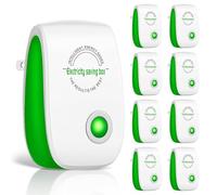 SKIKHN Dispositivo di Risparmio Energetico, 4 Pezzi Riduttore di Elettricità Domestica, Dispositivi Smart Energy Saver, Smart Power Saver, per Elettrodomestici e Apparecchiature Ad Alta