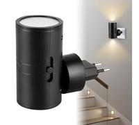 SKIKHN Luce Notturna LED,Luce Notturna Bambini con Sensore di Luces Bianca Calda,Luces-Notturnas da Presa,Luminosità Regolabile 0-100LM,Lucs-Notturnas Dimmerabile per Camera da Letto,Corridoio,Cucina
