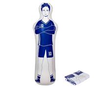 SKIKHN Manichino gonfiabile da calcio, 1,6 m, manichino da calcio, per allenamento di calcio, per tiro, dribbling e portiere
