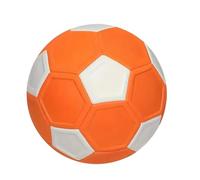 SKIKHN Pallone da Calcio Curvo, 20cm Curve Ball Football in Gomma, Swerve Ball Da Calcio, per bambini e attività all'aperto, Arancia