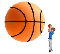 SKIKHN Silent Basketball,24cm Palla da Basket Silenziosa,Pallacanestro Silenzioso PU,Basketball Indoor Bambini per Sportive Esercizi,Pallacanestro Silenziosa per la Casa, Regalo per Adolescenti