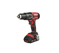 SKIL 3018 - Trapano avvitatore a percussione a batteria, 18 Volt, nero, rosso