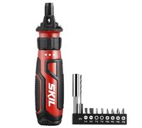 SKIL Avvitatore a batteria ricaricabile da 4 V con tecnologia a sensore di circuito, include 9 punte, 1 supporto per punte, cavo di ricarica USB - SD561201