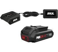 Skil Batteria agli ioni di litio da 20 V Max con caricabatterie da 2,0 Ah e 1,0 A - PWRCORE 20™ - Batteria di ricambio - Batteria per attrezzi - Batteria compatibile con tutti gli strumenti SKIL 20 V
