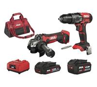 SKIL KIT 3354EA TRAPANO PERCUSSIONE 3020 + SMERIGLIATRICE 3920 20V