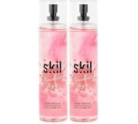 SKIL - Nebbia profumata da donna Strawberry fizz - Collezione Milky Way - Profumo fragola vaniglia - Flacone spray da 250 ml - Made in France à Grasse (Confezione da 2)