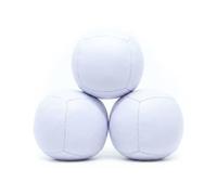 Skill Addicts Set da giocoliere per principianti, set con 3 palline da giocoliere per giocoleria, app di apprendimento per allenamento con palline da giocoleria inclusa - bianco