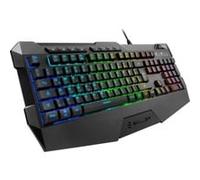 SKILLER SGK4 tastiera USB QWERTZ Tedesco Nero, Tastiera da gioco Nero, Cablato, USB, Interruttore a chiave a membrana, QWERTZ, LED RGB, Nero