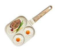 Skillet Pan - Nonstick Frying Pancake Pan for Egg, Steak, Sandwich, Bbq, Non Stick with Multi Compartment Feature, Cookware Tool Induction Electric Stove Restaurant Home Cooking, 14.37inches