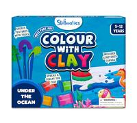 Skillmatics Art & Craft Kit - Colore con argilla, No Mess Art, crea una tela di argilla di Under The Ocean, regali per ragazzi e ragazze età 5, 6, 7, 8, 9, 10, 11, 12