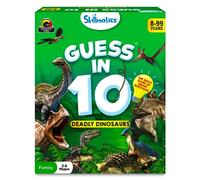 Skillmatics Indovina in 10 Dinosauri mortali | Gioco di Carte di Domande Intelligenti | Super Divertente per Viaggi e Giochi in Famiglia | Regali per età 8-99