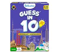 Skillmatics Indovina in 10 luoghi leggendari | Gioco di carte di domande intelligenti | Super divertente per viaggi, serate di giochi per famiglie e campi estivi | Regali per età 8-99