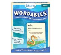 Skillmatics Schede flash vocabolario per bambini, impara 100 parole con giochi di parole, immagini e soundplay, regalo educativo per bambini dai 10, 11, 12 anni in su, gioco linguistico senza schermo