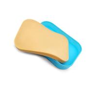 Skills Lab Modello pelle per pratica sutura, silicone 15 x 11 cm Strumento pratico per insegnare, suturare e annodare Uso Trainer per sutura Tavola con aghi Modello studio per formazione Demo