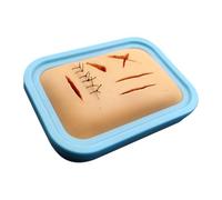 Skills Suture Practice Pad con incisione Shape Simulation | Struttura in spugna di silicone per competenze in laboratorio, dimostrazione in aula e uso didattico in laboratorio