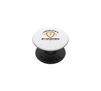 Skills Teamwork Quote Communication Is My Superpower PopSockets PopGrip Adesivo