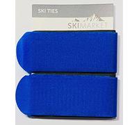 SkiMarket - Coppia di fascette da sci Jumbo, 7 fantastici colori (blu)