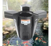 Skimmer automatico galleggiante per laghetti, 220 V, detergente per superfici della piscina, estrattore di aspirazione per piscina e laghetto, chiarificatore efficiente da 43 W